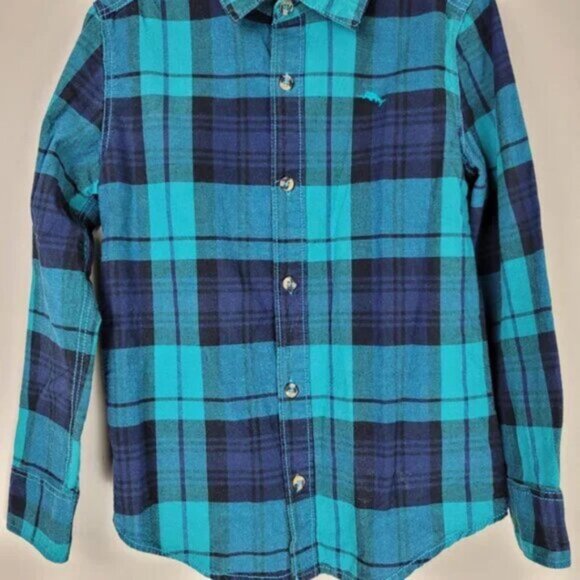 Boys Size 7 Bundle Tommy Bahama Plaid Button Down & Crown Ivy Rugby Polo - Picture 5 of 16
